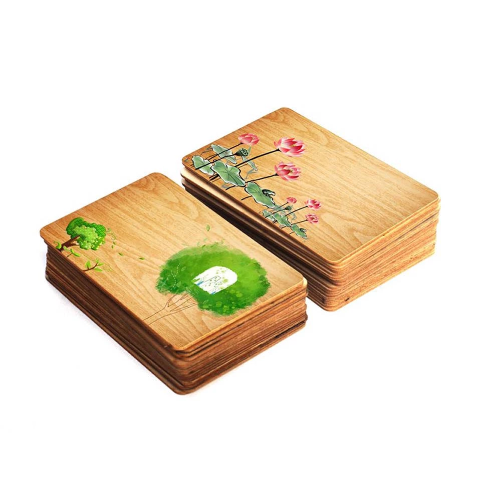 Wooden RFID hotel key card