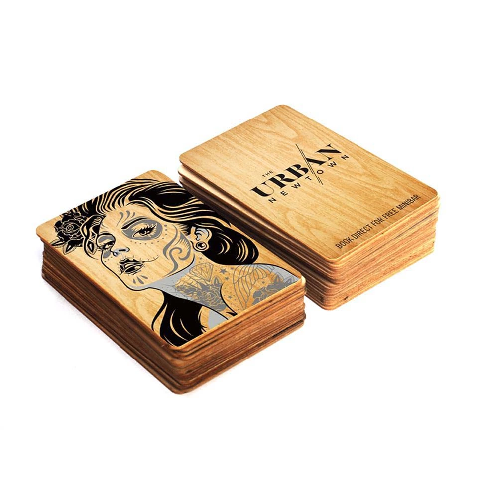 Wooden RFID hotel key card