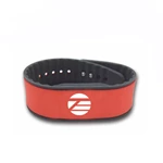 Fitness VIP club custom QR code print rfid silicone wristband 13.56mhz NFC silicone bracelet