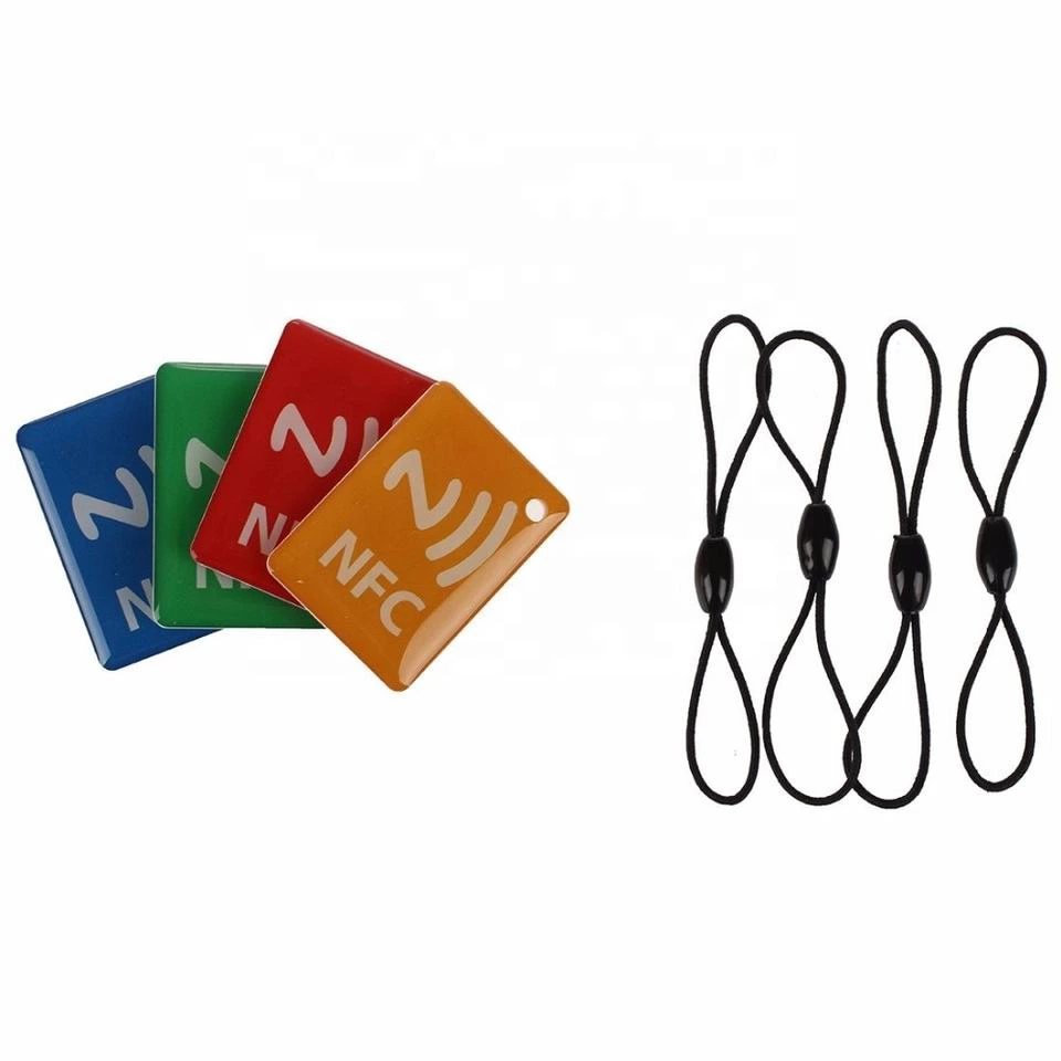 Free Sample Pre-printed NFC Stickertag, RFID Tracking Tag Sticker N-tag216 Chip