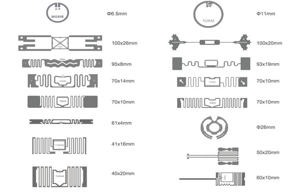 Uhf Inlay 860-960MHz Waterproof UHF Car Head lamp UHF R6-P Windshield Sticker RFID Inlay