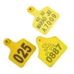 OTPS Iso18000-6c Uhf Cattle Ear Tag Tpu Rfid Livestock Animal Identification Ear Tags For Farm Management