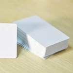 13.56mhz Blank White pvc rfid cards with F08 chip