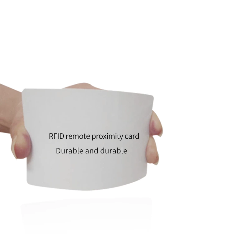 RFID Tag White Card UHF Long-Distance Employee Card Can Print Electronic Label