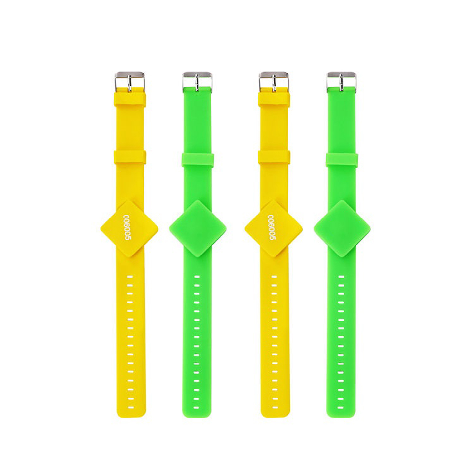 13.56Mhz ISO15693 I CODE SLIX2 RFID Wristband RFID Silicone Bracelets