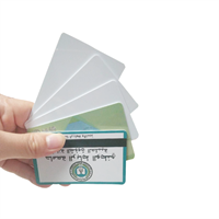 RFID Tag White Card UHF Long-Distance Employee Card Can Print Electronic Label