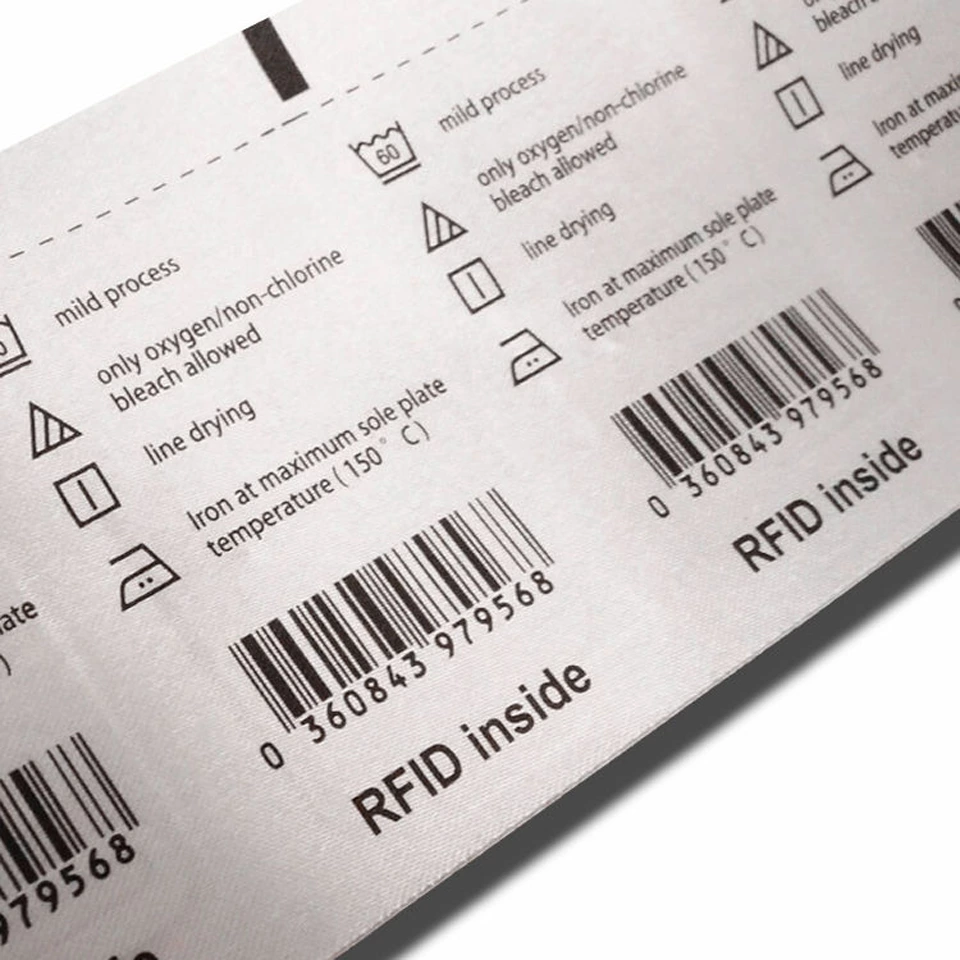 Free Sample UHF Passive Textile clothing rfid tag for rfid shop system