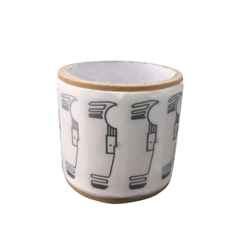 Customized Round Shape Dia24mm Antenna Impinj Monza R6R6A Chip UHF RFID Wet Inlay