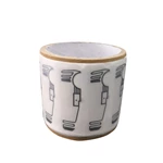 Customized Round Shape Dia24mm Antenna Impinj Monza R6R6A Chip UHF RFID Wet Inlay