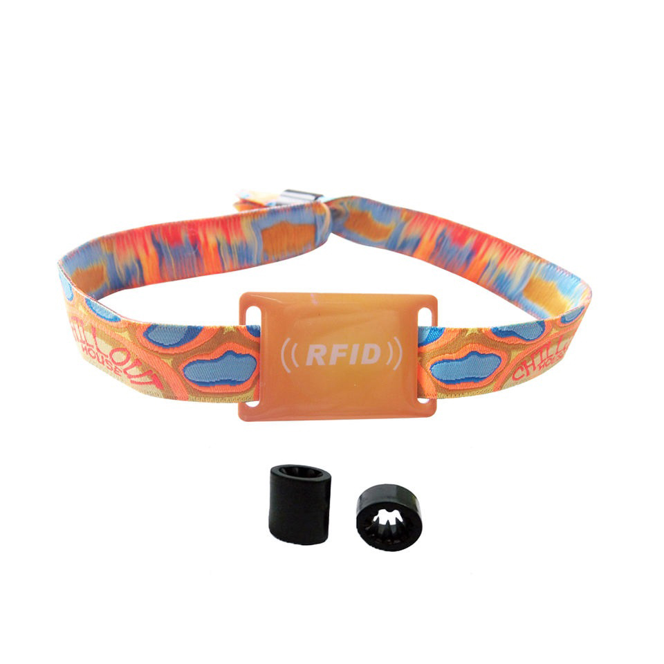 Cheap Factory Price Rfid Fabric Wristband Nfc Textile Bracelet Tk4100 Chip Inside