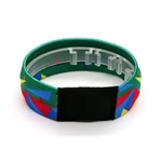 RFID NFC woven Elastic Wristband Bracelet For Festival Events Concert Tickets