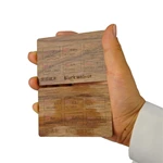 Programmable bamboo wood business Cards RFID ISO14443A Smart NTAG213216 NFC wooden hotel key card