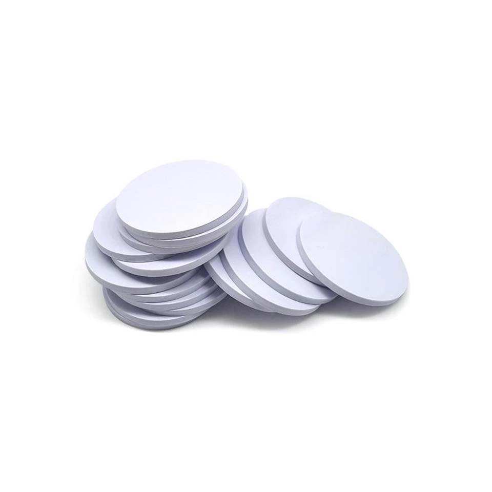 Adhesive RFID tag 1820253035mm Round NFC Coin PVC On-metal Tag RFID NFC Tag