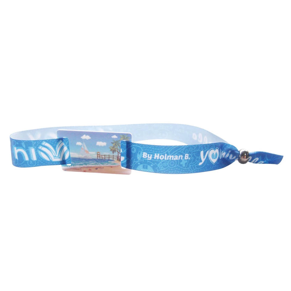Cheap Factory Price Rfid Fabric Wristband Nfc Textile Bracelet Tk4100 Chip Inside