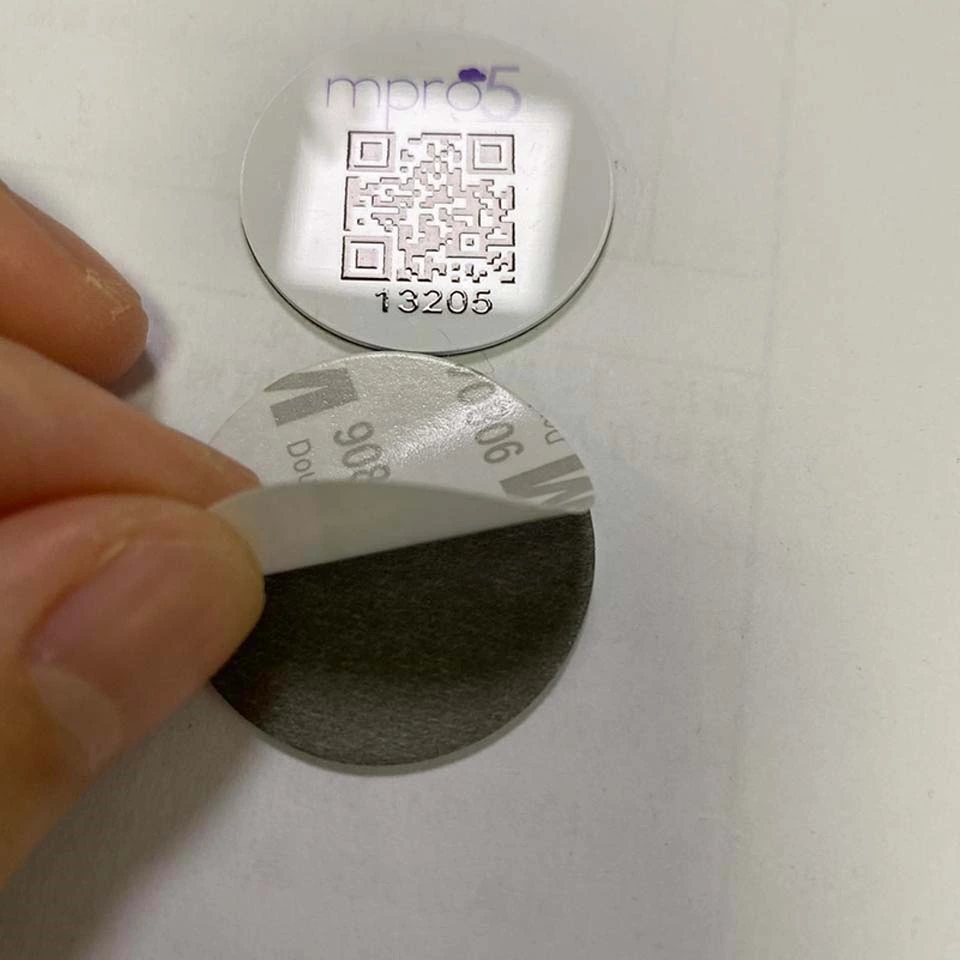 Adhesive RFID tag 1820253035mm Round NFC Coin PVC On-metal Tag RFID NFC Tag