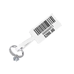 Hot Sale Uhf Remote Tag Security Rfid Jewelry Pricing Tag Sticker Jewelry Ring Tag
