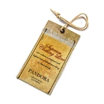 RFID Apparel Tag Paper Cardboard Garment With Strap Customized Logo Offset Digital Printing