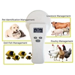 OTPS handheld rfid pet microchip reader 134.2khz FDX-b HDX iso BLE dog id chip ear tag scanner