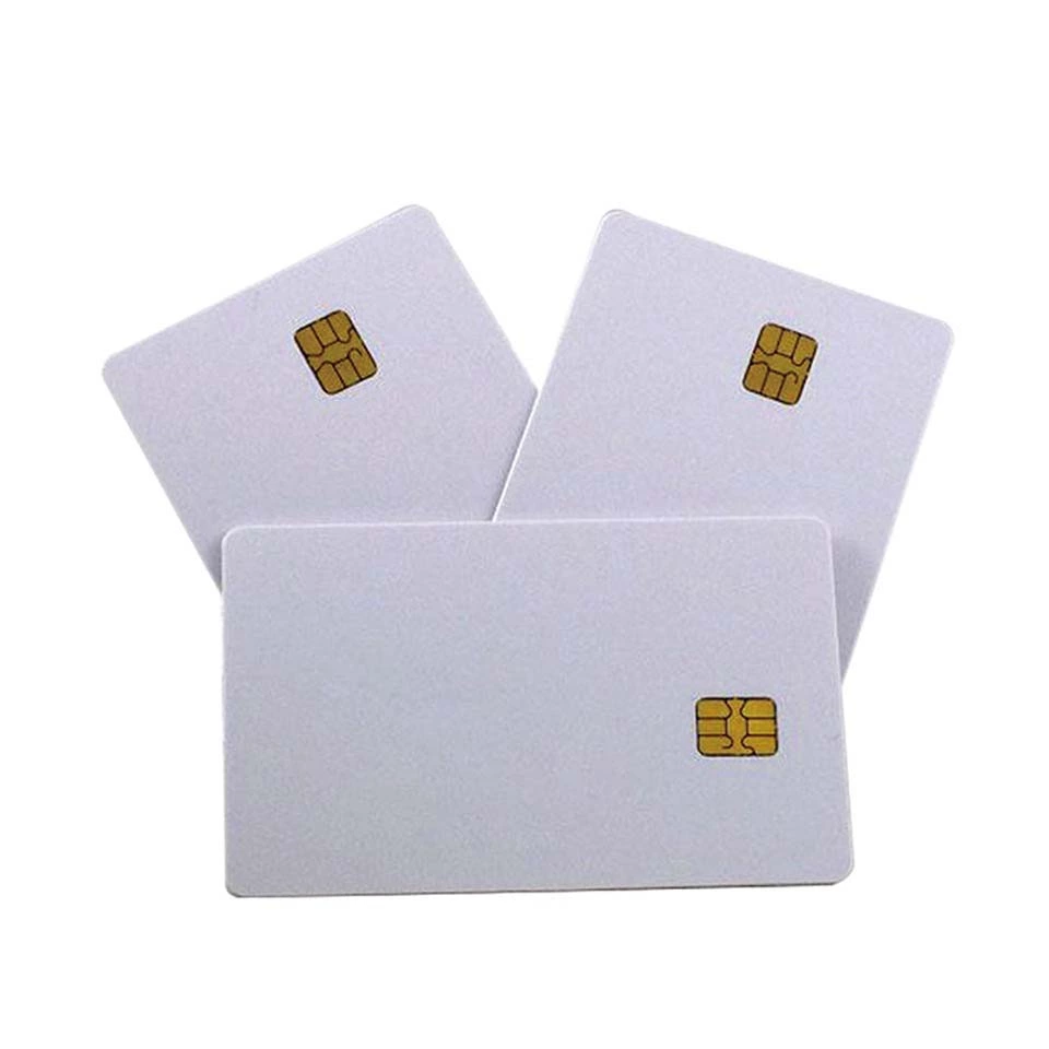 Rfid Contact Ic Smart Card Chip Custom Printable Credit Bank Card For Hotel Supermarket