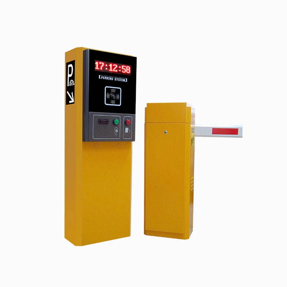 Entry and Exit RFID card reader parking kiosk ticket house for smart parking access control system