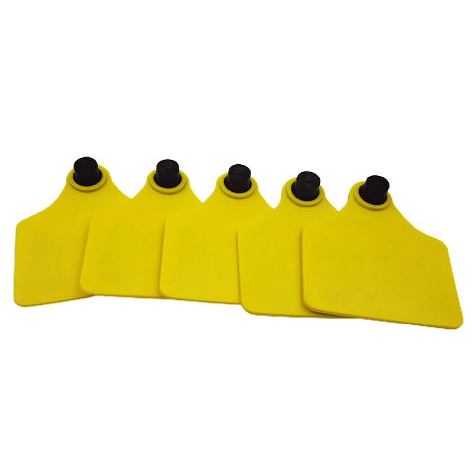 RAFID Farm Animal Livestock Supplies Laser Type Copper Head Earrings Sheep RFID UHFEM4305 Ear Tag