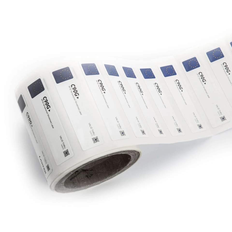 High frequency RFID tags are used in clothing market and jewelry