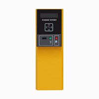 Entry and Exit RFID card reader parking kiosk ticket house for smart parking access control system