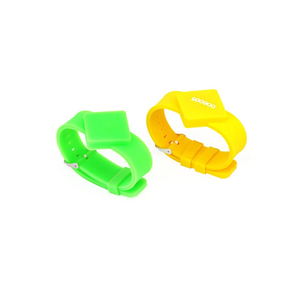13.56Mhz ISO15693 I CODE SLIX2 RFID Wristband RFID Silicone Bracelets