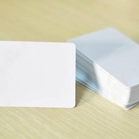 13.56mhz Blank White pvc rfid cards with F08 chip