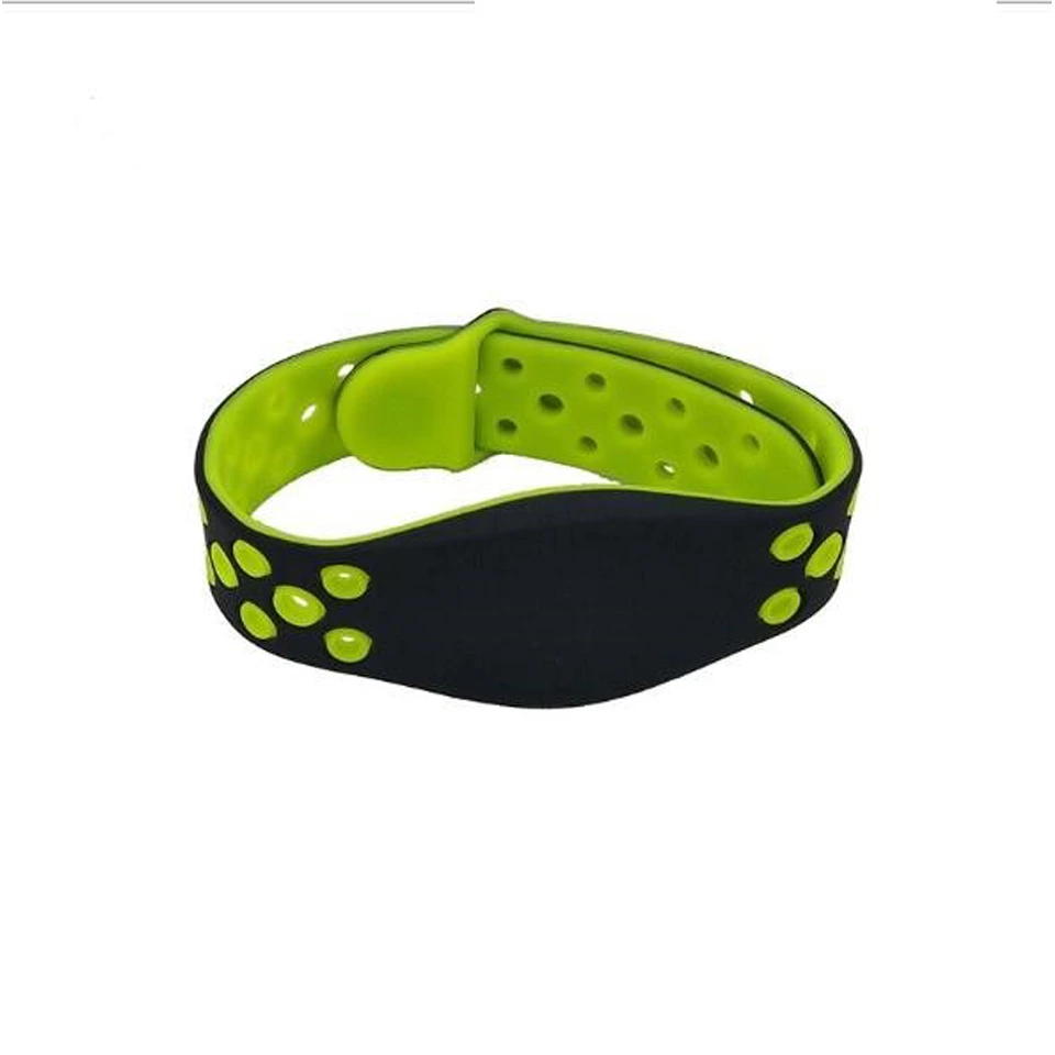 new arrival 13.56MHZ Mifair Original 4K Wristbands Silicone RFID Bracelet Adjustable