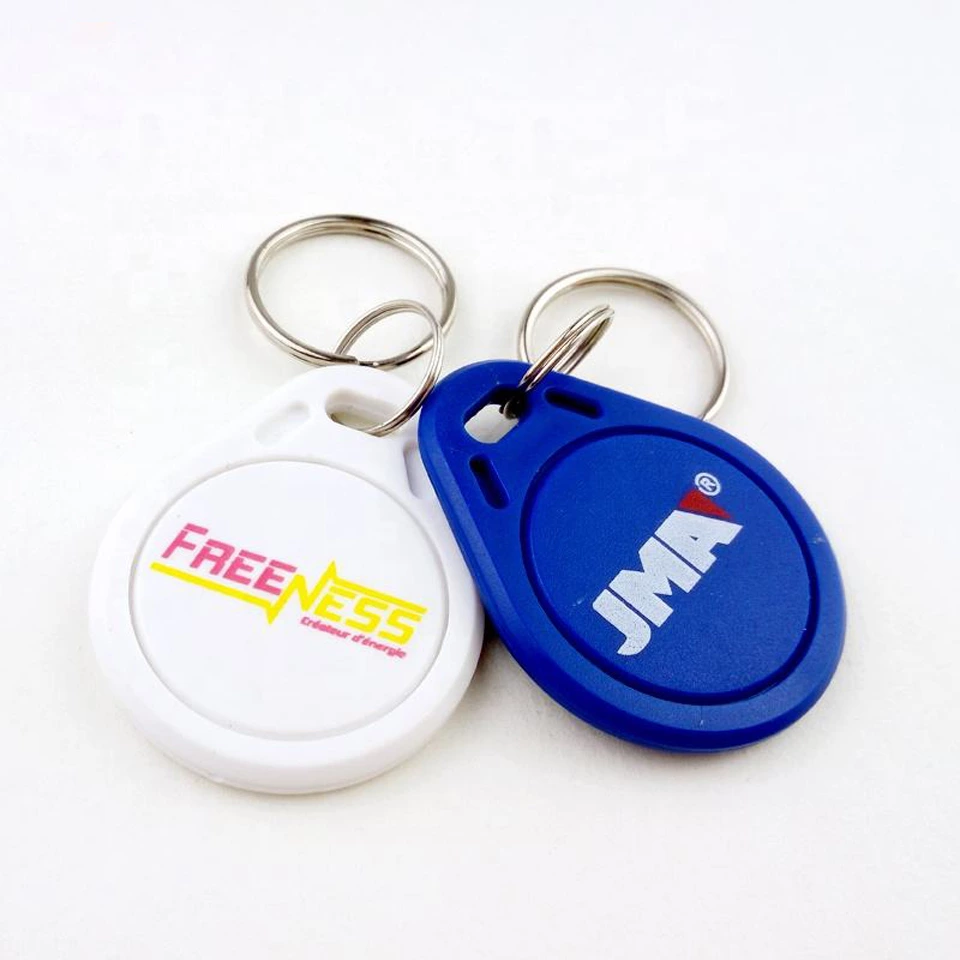 Time attendance system 13.56mhz Huahong 1K S50 printable rfid keyfob