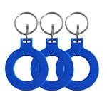 waterproof uhf round ABS smart rfid rings rfid tag proximity rfid keyfob OEM custom tag for car parking system