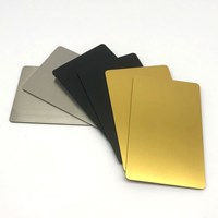 Stainless Steel Gold Black Metal RFID NFC Card