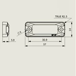 115 Degrees High Temperature UHF RFID Anti-Metal Tag