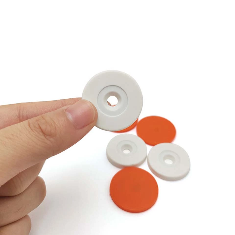 Customized 20mm,25mm,30mm Round NFC coin PVC mini card RFID token tag