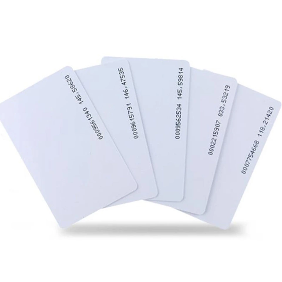 Wholesale Contactless Access Control Card 125khz Tk4100 Chip PVC Smart Blank Proximity RFID Card