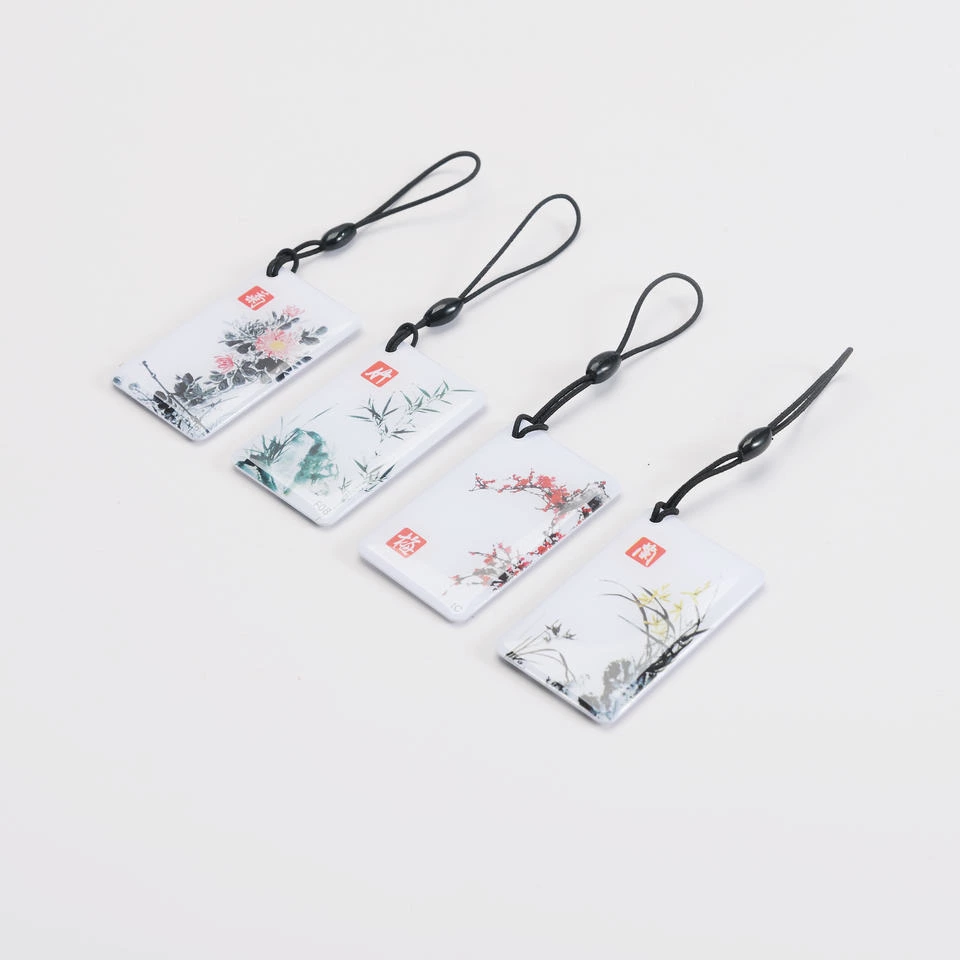 YTS 2022 Hot Custom Social media sharing mobile phone NFC connector card NFC tag mobile phone sticker waterproof epoxy tags