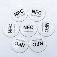 NFC drip pet dog tag RFID identification tags IC access control card dripping cards pet management chip production