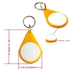 Programmable RFID Eco-friendly ABS UID Key Fob for Access Control Security system