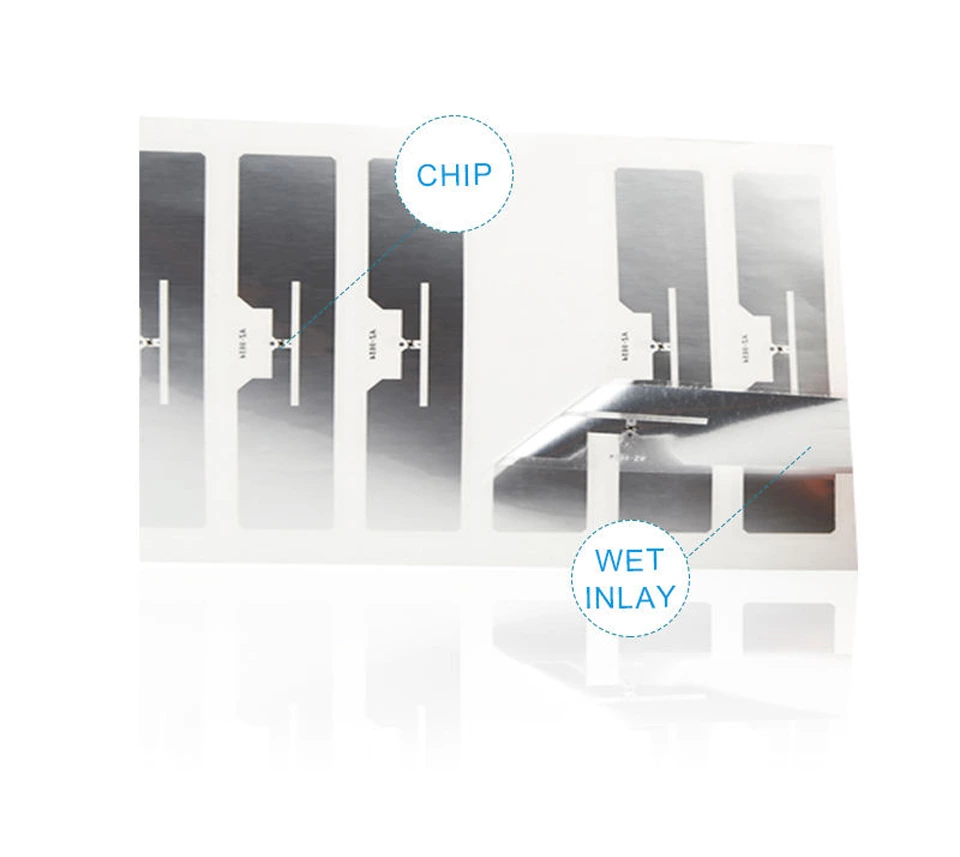 Car parking system long range RFID UHF 860-960MHz Alien H3 antenna drywet inlay windshield screen tag sticker