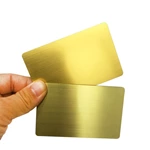 Stainless Steel Gold Black Metal RFID NFC Card