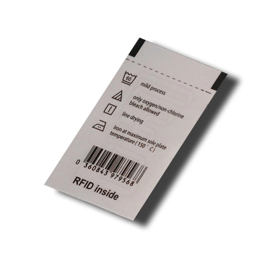 Free Sample UHF Passive Textile clothing rfid tag for rfid shop system