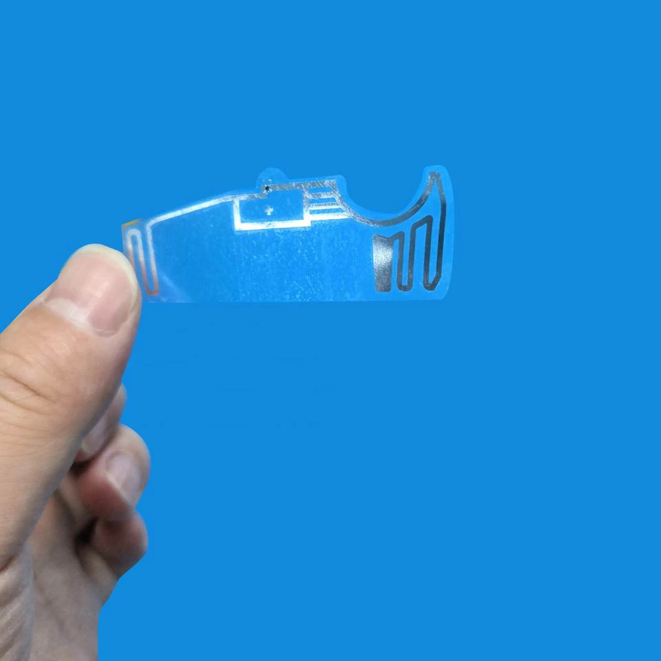 Customized Round Shape Dia24mm Antenna Impinj Monza R6R6A Chip UHF RFID Wet Inlay