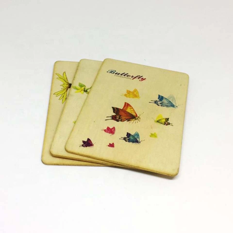 Wooden RFID hotel key card