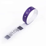 One time use 13.56MHz Writable NFC RFID Plastic PVC Event Wristband