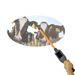 Large memory RFID Stick Animal EID tag reader ISO11784785 FDX standard chip ID scanner with Android 5.1 operate system