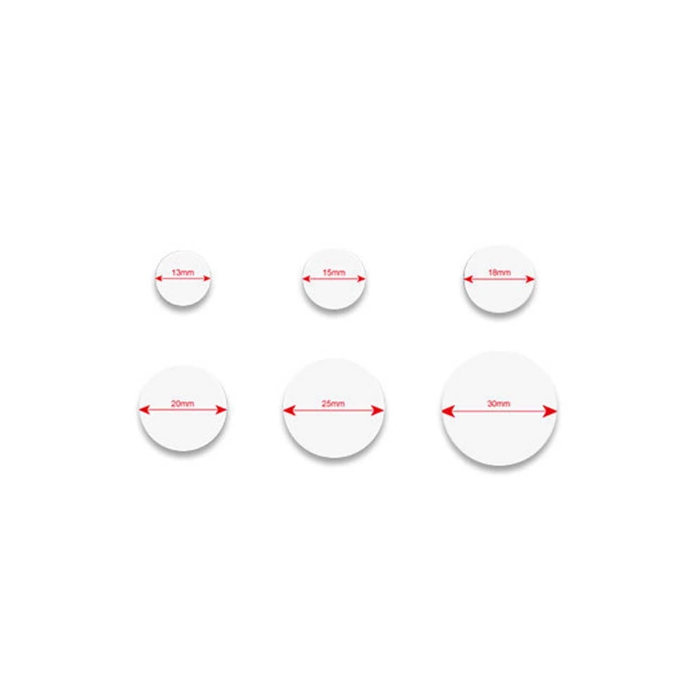 Adhesive RFID tag 1820253035mm Round NFC Coin PVC On-metal Tag RFID NFC Tag