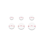 Adhesive RFID tag 1820253035mm Round NFC Coin PVC On-metal Tag RFID NFC Tag