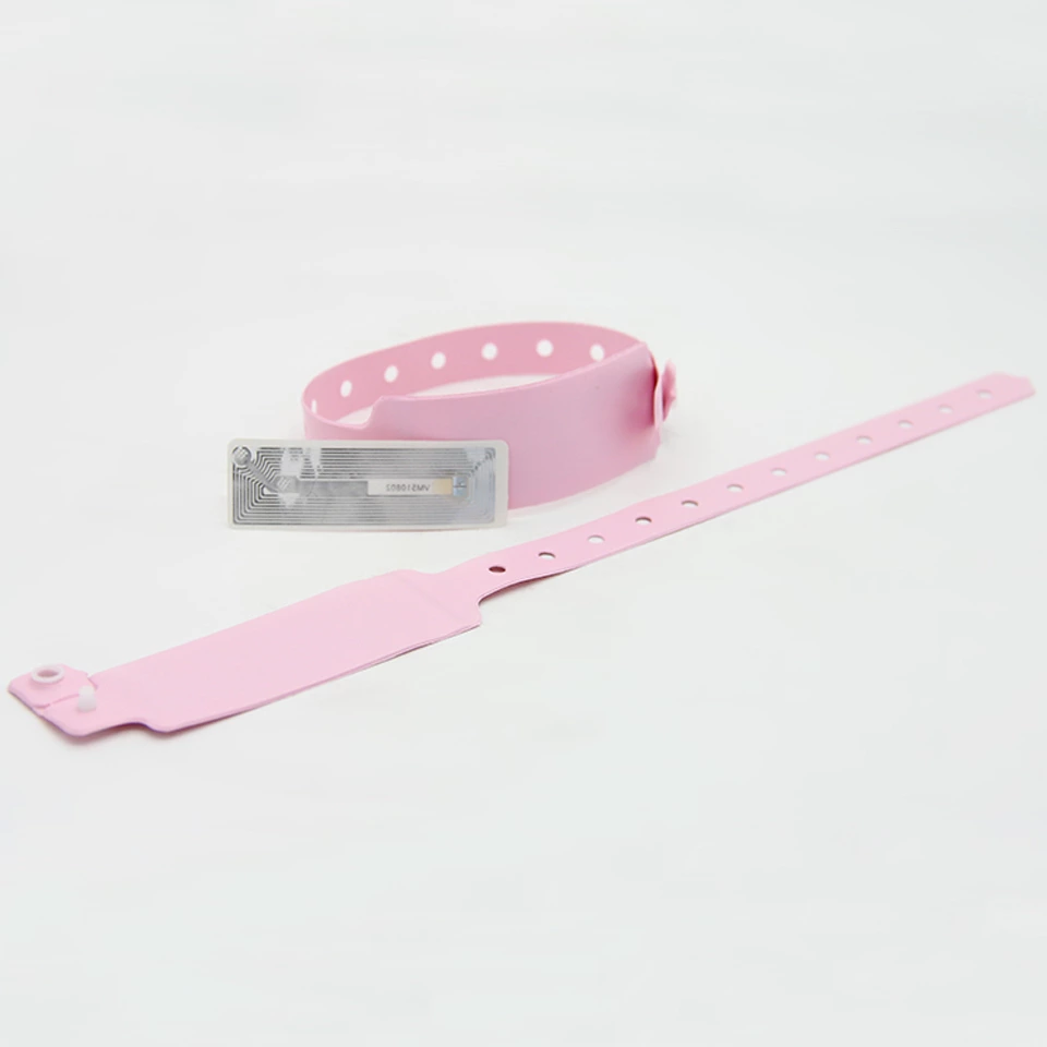 Hospital Patient Identification Rfid Chip Bands Bracelet Wristband