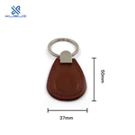 125khz EM4200 RFID Fob Tags Access Control Card Waterproof T5577 RFID Leather Keyfob TK4100